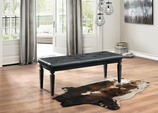 Allura Black Bedroom Bench - DMV FurnitureAccent Bench