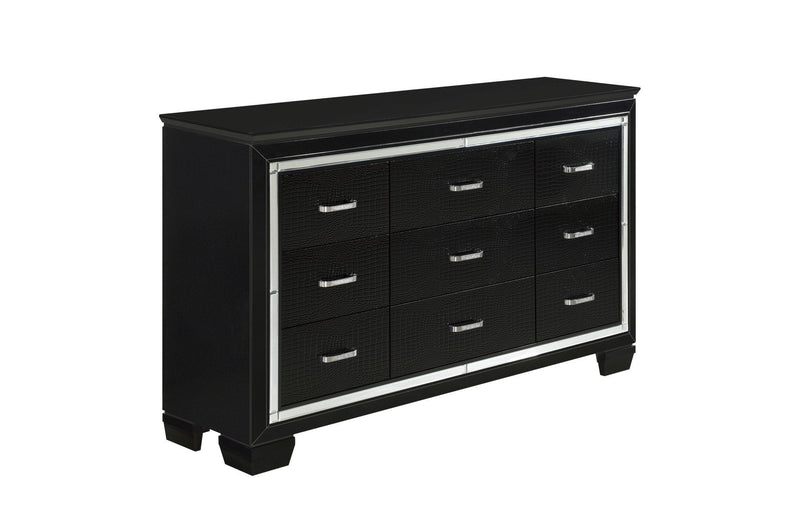 Allura Black Dresser - DMV FurnitureDresser