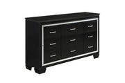 Allura Black LED Panel Bedroom Set - DMV FurnitureBedroom Set