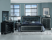 Allura Black LED Panel Bedroom Set - DMV FurnitureBedroom Set