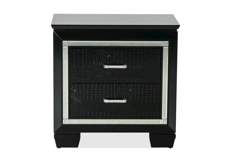 Allura Black LED Panel Bedroom Set - DMV FurnitureBedroom Set