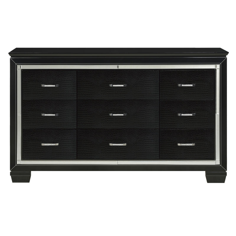 Allura Black LED Upholstered Panel Bedroom Set - DMV FurnitureBedroom Set