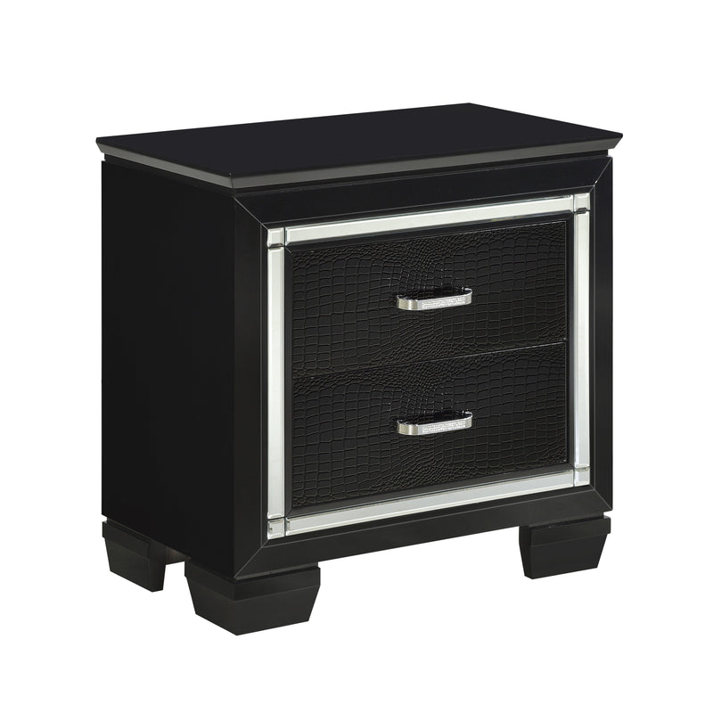 Allura Black LED Upholstered Panel Bedroom Set - DMV FurnitureBedroom Set
