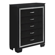 Allura Black LED Upholstered Panel Bedroom Set - DMV FurnitureBedroom Set
