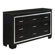 Allura Black LED Upholstered Panel Bedroom Set - DMV FurnitureBedroom Set