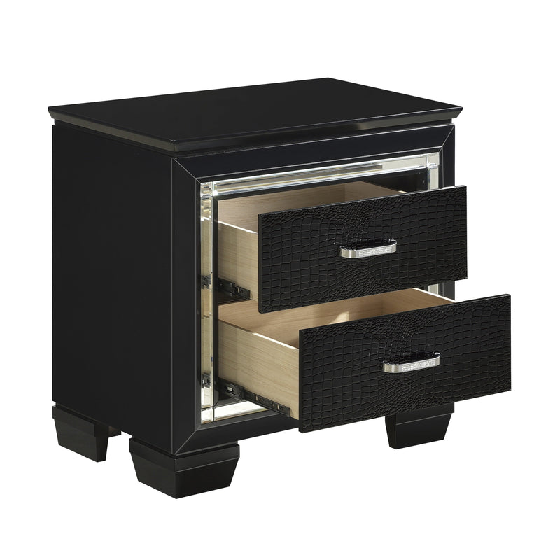 Allura Black LED Upholstered Panel Bedroom Set - DMV FurnitureBedroom Set