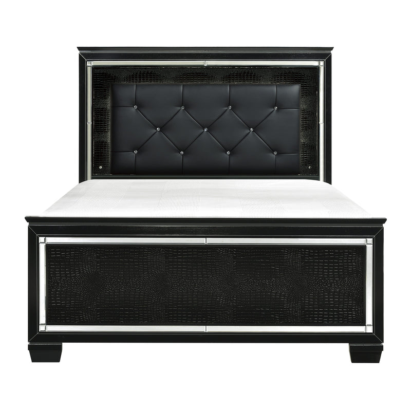 Allura Black LED Upholstered Panel Bedroom Set - DMV FurnitureBedroom Set