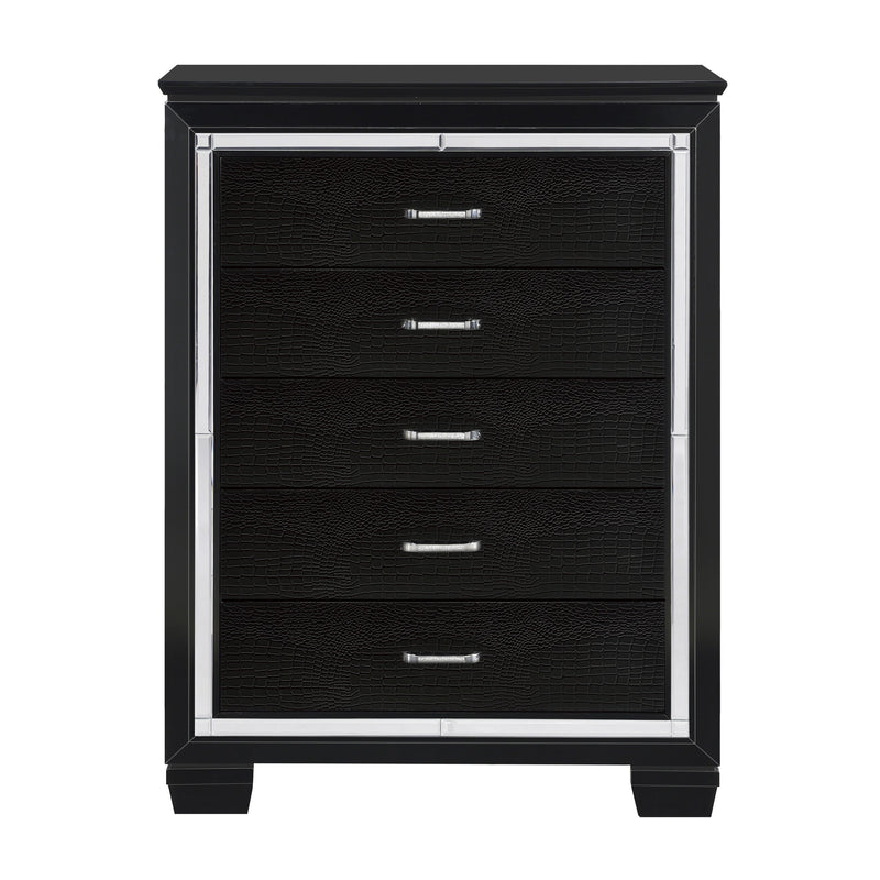 Allura Black LED Upholstered Panel Bedroom Set - DMV FurnitureBedroom Set