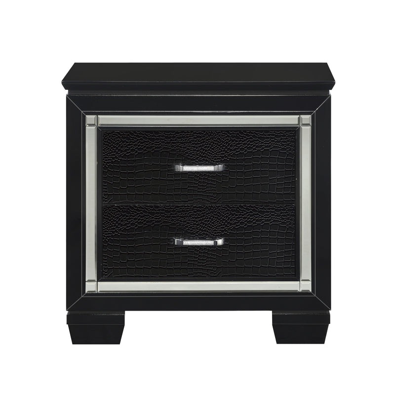 Allura Black LED Upholstered Panel Bedroom Set - DMV FurnitureBedroom Set
