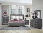 Allura Gray LED Panel Bedroom Set - DMV FurnitureBedroom Set