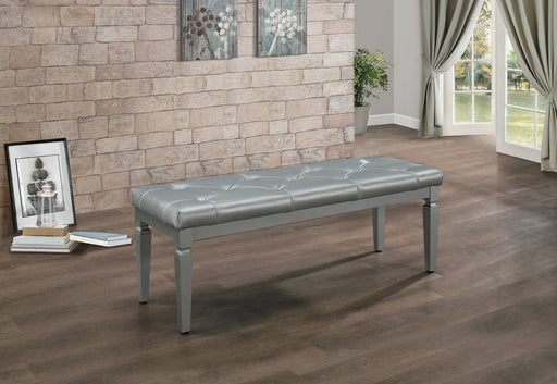 Allura Silver Bedroom Bench - DMV FurnitureAccent Bench