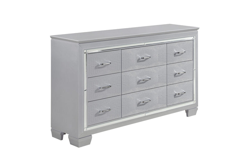 Allura Silver Dresser - DMV FurnitureDresser