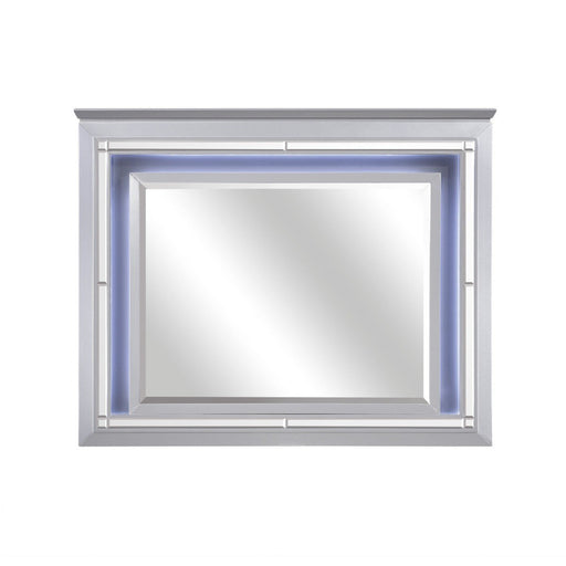 Allura Silver LED Mirror - DMV FurnitureMirror