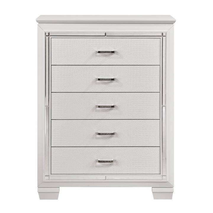 Allura White Chest - DMV FurnitureChest