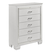 Allura White LED Upholstered Panel Bedroom Set - DMV FurnitureBedroom Set