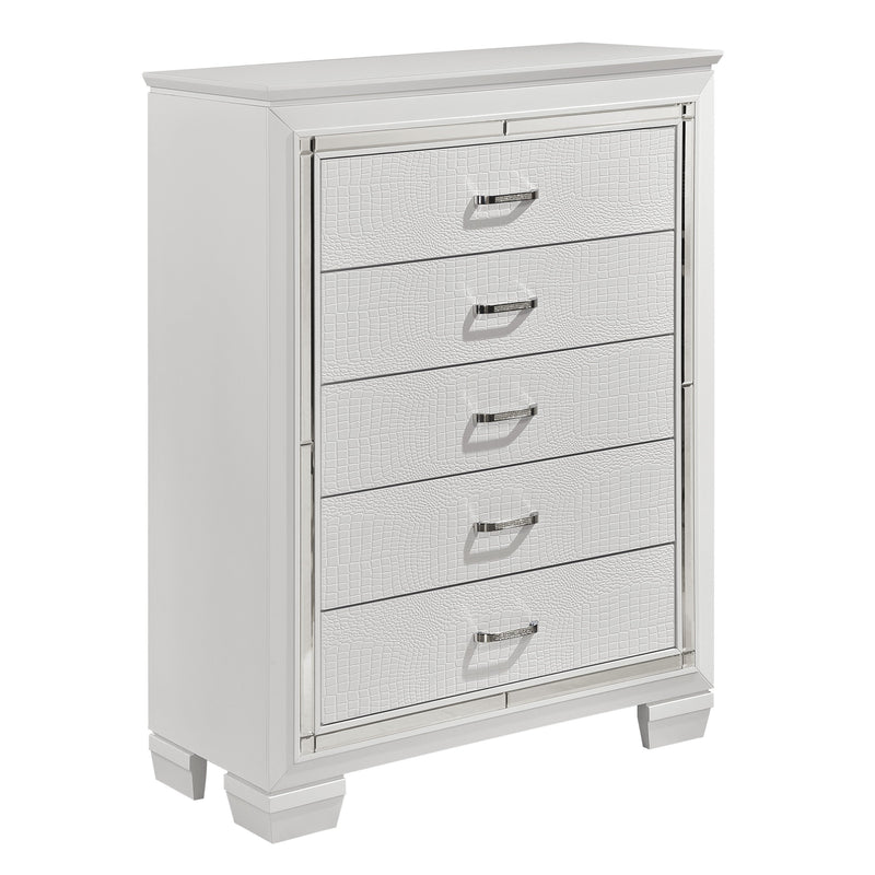Allura White LED Upholstered Panel Bedroom Set - DMV FurnitureBedroom Set