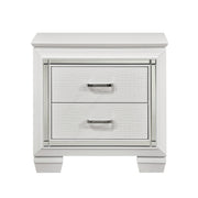 Allura White LED Upholstered Panel Bedroom Set - DMV FurnitureBedroom Set