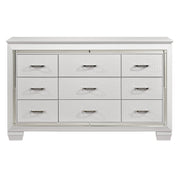 Allura White LED Upholstered Panel Bedroom Set - DMV FurnitureBedroom Set