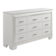 Allura White LED Upholstered Panel Bedroom Set - DMV FurnitureBedroom Set
