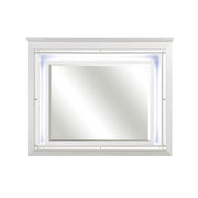Allura White LED Upholstered Panel Bedroom Set - DMV FurnitureBedroom Set