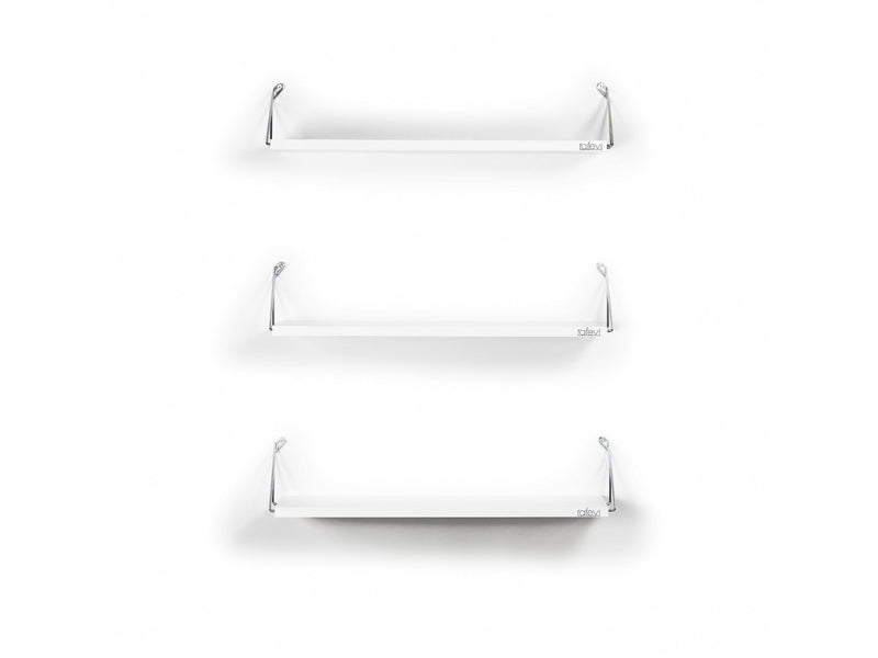 Altai Triple Shelf in Walnut-Chrome - 760-ALT-MT190201