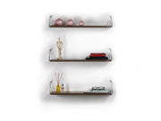 Altai Triple Shelf in Walnut-Chrome - 760-ALT-MT190201