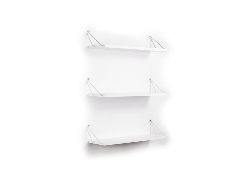 Altai Triple Shelf in Walnut-Chrome - 760-ALT-MT190201