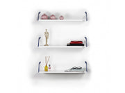 Altai Triple Shelf in Walnut-Yellow - 760-ALT-MT190202