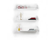 Altai Triple Shelf in Walnut-Yellow - 760-ALT-MT190202