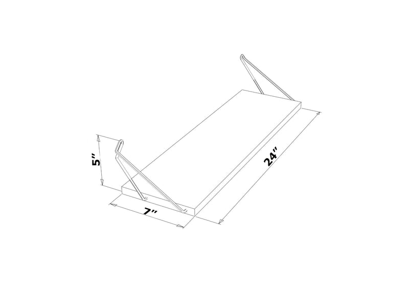 Altai Triple Shelf in White-Blue - 760-ALT-MT190221