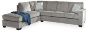 Altari Alloy 2-Piece Sleeper Sectional with Ottoman from Ashley - DMV Furniture