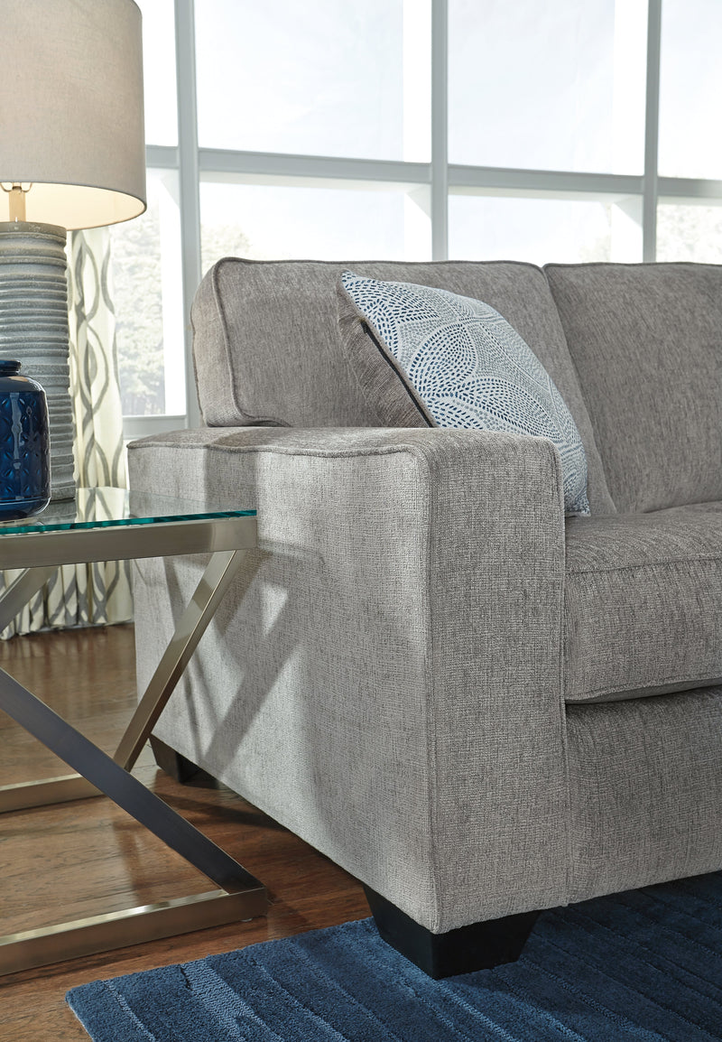 Altari Alloy 2-Piece Sleeper Sectional with Ottoman from Ashley - DMV Furniture