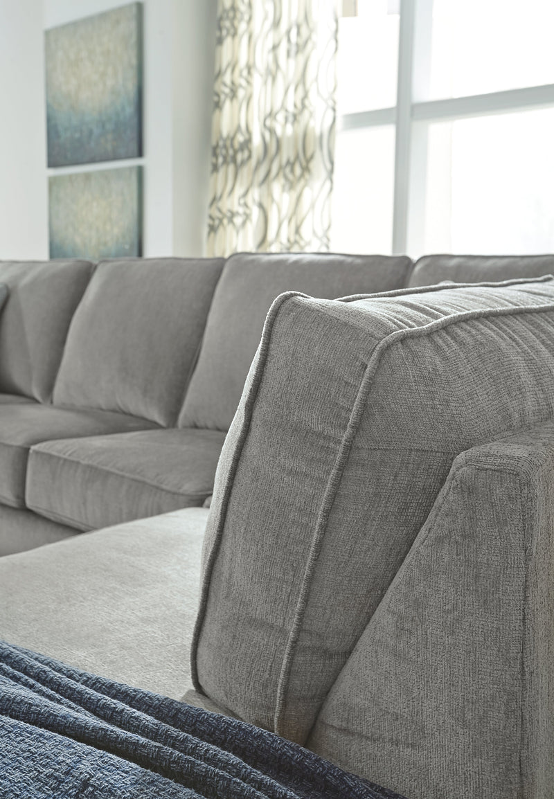 Altari Alloy 2-Piece Sleeper Sectional with Ottoman from Ashley - DMV Furniture