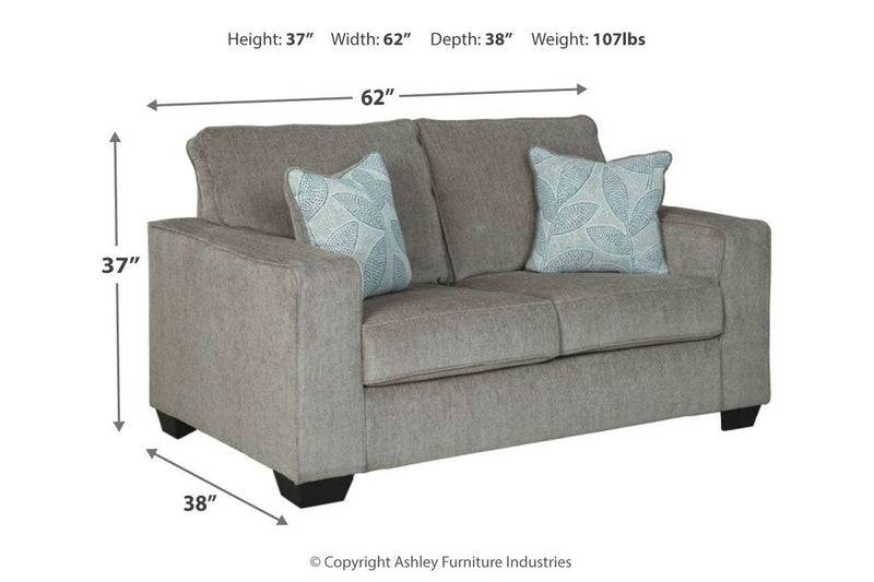 Altari Alloy Loveseat - DMV FurnitureLoveseat