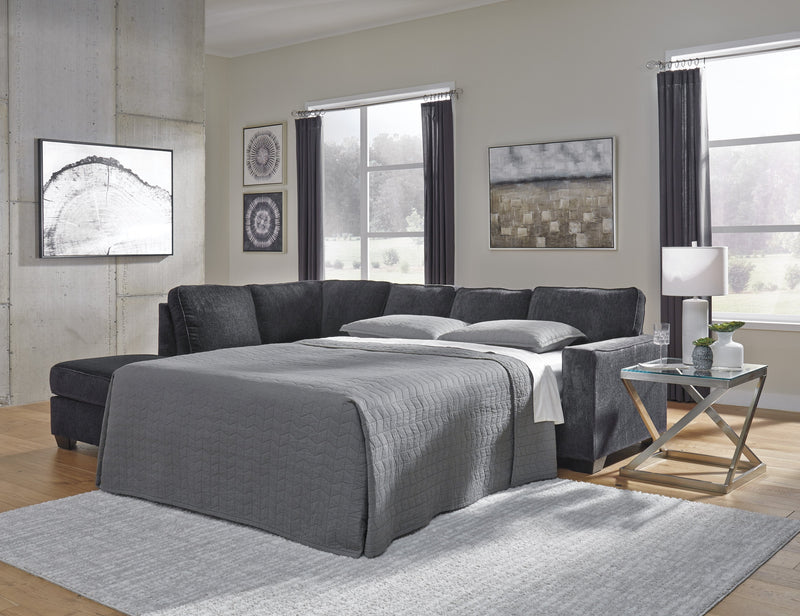 Altari Slate LAF Full Sleeper Sectional - DMV FurnitureSleeper Sectional