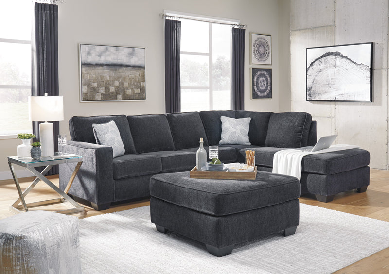 Altari Slate RAF Full Sleeper Sectional - DMV FurnitureSectional