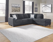 Altari Slate RAF Full Sleeper Sectional - DMV FurnitureSectional