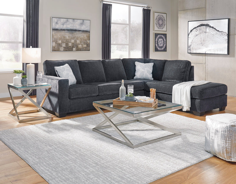 Altari Slate RAF Sleeper Sectional - DMV FurnitureSleeper Sectional