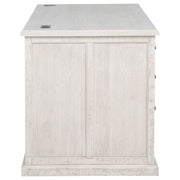 Altidore 68-inch 7-drawer Executive Home Office Desk Distressed White - 800796