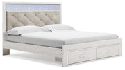 Altyra King Platform Storage Bed, Dresser, Mirror, Chest and 2 Nightstands - B2640B79