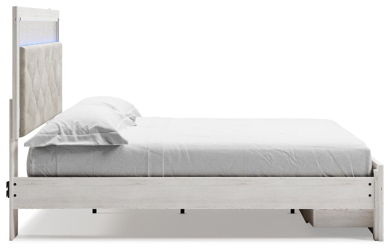Altyra King Platform Storage Bed, Dresser, Mirror, Chest and 2 Nightstands - B2640B79