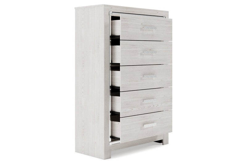 Altyra White Chest of Drawers - DMV FurnitureChest
