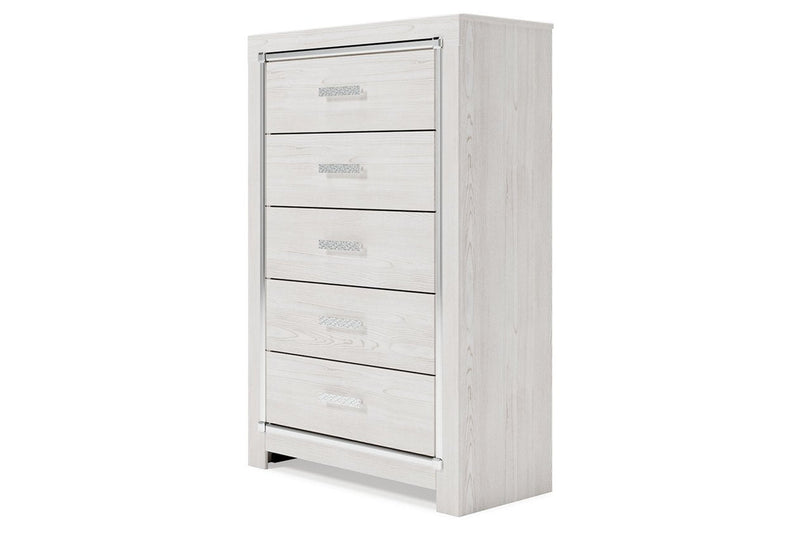 Altyra White Chest of Drawers - DMV FurnitureChest