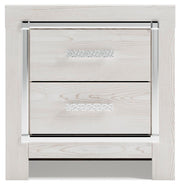 Altyra White King Panel Bed, Chest and 2 Nightstands - B2640B61