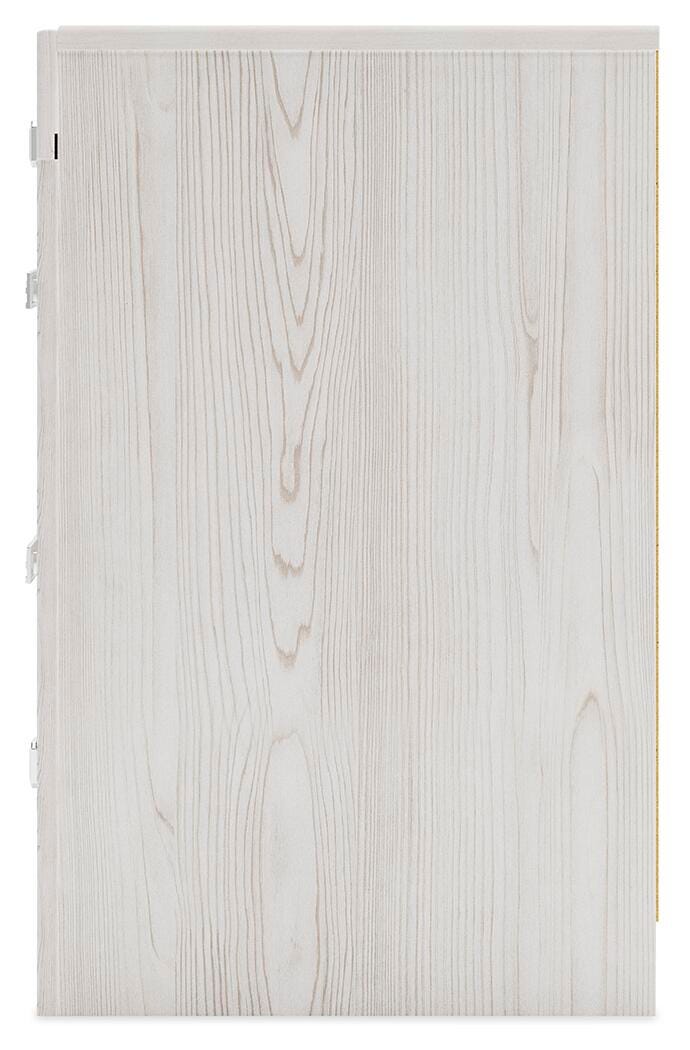 Altyra White King Panel Bed, Chest and 2 Nightstands - B2640B61