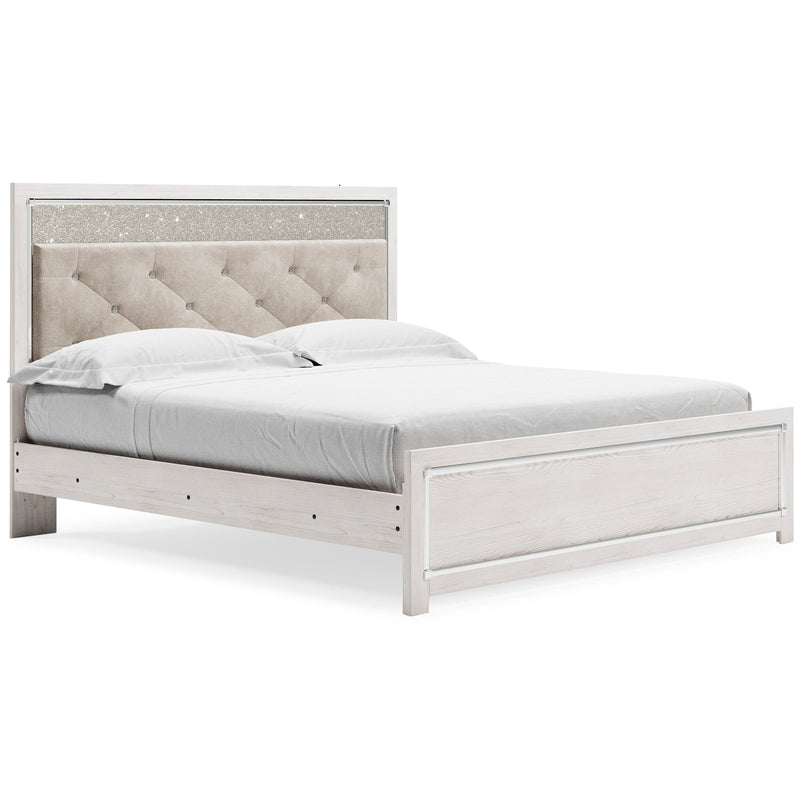 Altyra White King Panel Bed - DMV FurnitureKing Bed