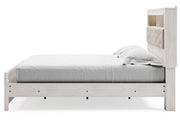 Altyra White King Panel Bookcase Bed - DMV FurnitureKing Bed