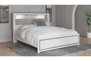 Altyra White King Panel Bookcase Bed - DMV FurnitureKing Bed