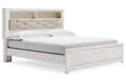 Altyra White King Panel Bookcase Bed - DMV FurnitureKing Bed