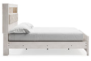 Altyra White King Panel Bookcase Bed - DMV FurnitureKing Bed